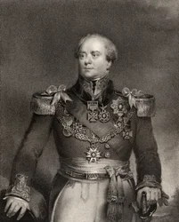 Sir Archibald Campbell, primer baronet, grabado por John Cochran, de 